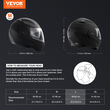 Κράνος Motocross χωρίς μάσκα VEVOR με υποδοχή Bluetooth