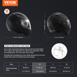 Κράνος Motocross χωρίς μάσκα VEVOR με υποδοχή Bluetooth