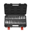 Hex Bit Socket Set 32-Pece S2 Alloy Steel Cr-V Steel Standard SAE and Metric