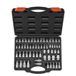 Torx Bit Socket and External Torx Socket Set 60-Pece S2 Alloy Steel Cr-V Steel