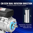 Ηλεκτρικός κινητήρας VEVOR 0,55KW 1400RPM AC 220~240V 4,5A 1-φασικός άξονας με κλειδί 19mm