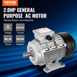 Ηλεκτρικός κινητήρας VEVOR 1.5KW 3000RPM AC230/400V 9.5A/3.5A 3-φασικός άξονας με κλειδί 24mm
