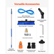 VEVOR Water Fed Pole Kit 11m Solar Panel Cleaning Pole with επεκτεινόμενη λαβή