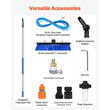 VEVOR Water Fed Pole Kit 9m Solar Panel Cleaning Pole with επεκτεινόμενη λαβή