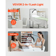 Half Moon Light for Esthetician 2 σε 1 LED δαπέδου και φωτιστικό γραφείου Φωτιστικό βλεφαρίδων τοξωτό