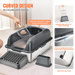 VEVOR 6 σε Deep Litter Box Κουτί απορριμάτων χωρίς οσμή με σανίδα ποδιών φιλτραρίσματος