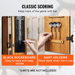 Επίσημο μέγεθος καμπίνας VEVOR Solid Wood Dartboard (Δεν περιλαμβάνεται το Dartboard)