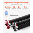 VEVOR Garage Door Torsion Springs Ζεύγος 0,234 x 2 x 31 ιντσών με ράβδους περιέλιξης