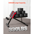 VEVOR Roman Chair Back Extension Πάγκος Hyperextension Ρυθμιζόμενο Αναδιπλούμενο Γυμναστήριο