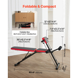 VEVOR Roman Chair Back Extension Πάγκος Hyperextension Ρυθμιζόμενο Αναδιπλούμενο Γυμναστήριο