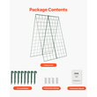 Πτυσσόμενο μεταλλικό καφασωτό κήπου VEVOR A-Frame Cucumber Trellis 46" x 32