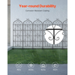 VEVOR 4 Packs Metal Garden Trellis for Climbing Plant Support 71x20 σε ανθεκτικό στη σκουριά