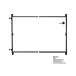 VEVOR Gate Building Kit Ταιριάζει 36 έως 60 σε μεγάλα ανοίγματα 6 έως 7 πόδια ψηλός φράχτης