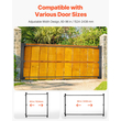 VEVOR Gate Building Kit Ταιριάζει 60 έως 96 σε μεγάλα ανοίγματα 6 έως 7 πόδια ψηλός φράχτης