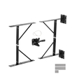 Γωνιακό στήριγμα πύλης VEVOR Στήριγμα Anti Sag Gate Frame Kit Hardware for Stable Gate
