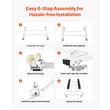 VEVOR Watercraft PWC Dolly Boat 1300 lbs Χωρητικότητα τζετ σκι Σταντ αποθήκευσης
