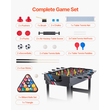 VEVOR 122 εκ. Τραπέζι Air Hockey Τραπέζι 4-σε-1 Combo Παιχνίδι Ποδόσφαιρο Πινγκ Πονγκ Μπιλιάρδο