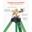 VEVOR Tripod Sprinkler 2 Packs Heavy Duty Lawn Sprinkler with G3/4" Connector