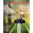 VEVOR Tripod Sprinkler 2 Packs Heavy Duty Lawn Sprinkler with G3/4" Connector