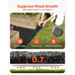 VEVOR Rubber Mulch Roll for Landscaping 120 x 4,5in Rubber Mulch Pathway