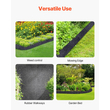 VEVOR 4 Rolls Rubber Mulch Roll for Landscape 120 x 4,5in Rubber Mulch Mat