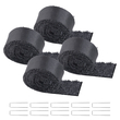 VEVOR 4 Rolls Rubber Mulch Roll for Landscape 120 x 4,5in Rubber Mulch Mat