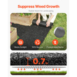 VEVOR Rubber Mulch Roll for Landscaping 96 x 22in Rubber Mulch Pathway