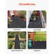 VEVOR Rubber Mulch Roll for Landscaping 96 x 22in Rubber Mulch Pathway