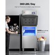 VEVOR Commercial Ice Maker 360 lbs/Day Self-Cleaning Ice Machine - Head Only