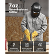 Σακάκι συγκόλλησης VEVOR Ανθεκτικό στη φλόγα 7oz Cotton Welding Safety Jacket Μέγεθος XXL