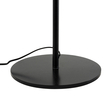 GloboStar® MARIGOLD 02227 Μοντέρνο Επιτραπέζιο Φωτιστικό Τρίφωτο 3 x E27 AC220-240V IP20 - Φ36 x Υ70cm - Μαύρο Μεταλλικό με Λευκό Μπεζ Καπέλο