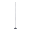 GloboStar® DALUMA 60470 Επιδαπέδιο Φωτιστικό LED CCT 24W 2640lm 200° AC 220-240V - Εναλλαγή Φωτισμού μέσω On/Off All In One Ψυχρό 6000k+Φυσικό 4500k+Θερμό 2700k Μ18 x Π18 x Υ160cm - Μαύρο - 3 Χρόνια Εγγύηση