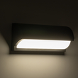 GLOBOSTAR® HORIZON 60693 Φωτιστικό Τοίχου - Απλίκα Εσωτερικού/Εξωτερικού Χώρου LED 15W 1575lm 120° AC175-265V Αδιάβροχο IP65 - Πλαστικό Σώμα - Φυσικό λευκό 4500K - Μ23.5 x Π11 x Υ10cm - Μαύρο - Bridgelux Chip - 3 Χρόνια Εγγύηση
