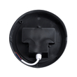 GLOBOSTAR® NEXUS 60762 Φωτιστικό Τοίχου - Απλίκα Εσωτερικού/Εξωτερικού Χώρου LED 10W 1050lm 120° AC175-265V Αδιάβροχο IP65 - Πλαστικό Σώμα - Φυσικό λευκό 4500K - Φ17 x Υ9cm - Γκρι - Bridgelux Chip - 3 Χρόνια Εγγύηση