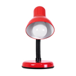 GloboStar® STUDENT RED 01535 Μοντέρνο Επιτραπέζιο Φωτιστικό Γραφείου Μονόφωτο 1 x E27 Κόκκινο με Λευκό Μεταλλικό με Διακόπτη ΟN/OFF Καμπάνα Φ12 x Υ32cm