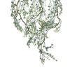 GloboStar® Artificial Garden HANGING DAFFODIL LEAF 20873 - Τεχνητό Κρεμαστό Διακοσμητικό Φυτό Φύλλο Νάρκισσου Φ25 x Y60cm