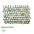 GloboStar® Artificial Garden GOLDEN POTHOS 78496 Πτυσσόμενη Πέργκολα Τεχνητής Φυλλωσιάς - Κάθετος Κήπος Σύνθεση Πόθος Μ110 x Π10 x Υ120cm (min) Μ310 x Π10 x Υ45cm (max)