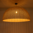 GloboStar® MONTANA 02380 Boho Κρεμαστό Φωτιστικό Καμπάνα Μονόφωτο 1 x E27 IP20 Μπεζ Ξύλο - Μ120 x Π120 x Υ60cm GloboStar® MONTANA 02380 Boho Κρεμαστό Φωτιστικό Καμπάνα Μονόφωτο 1 x E27 IP20 Μπεζ Ξύλο - Μ120 x Π120 x Υ60cm