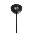 GloboStar® CUP 203-0050 Vintage Κρεμαστό Φωτιστικό Ανάρτηση Μονόφωτο 1 x E27 IP20 Μπεζ Ξύλο με Λευκό Ύφασμα - Μ28 x Π14 x Υ24cm