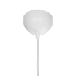 GloboStar® ELECTRA 203-0112 Μοντέρνο Κρεμαστό Φωτιστικό Καπέλο Μονόφωτο 1 x E27 IP20 Mπεζ Ύφασμα με Χρυσό Μέταλλο - Μ30 x Π30 x Υ23cm