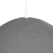 GloboStar® CONCRETE 201-0047 Μοντέρνο Κρεμαστό Φωτιστικό Καμπάνα Μονόφωτο 1 x E27 IP20 Μπεζ - Μ31 x Π29 x Υ70cm