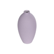 GloboStar® Artificial Garden AMETHYST 21267 Διακοσμητικό Κεραμικό Βάζo Μωβ Π8 x Μ8 x Υ14cm