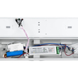 GLOBOSTAR® EMERGANO 60179 60cm Γραμμικό Βιομηχανικό Φωτιστικό Tri-Proof Τεχνολογίας Emergency με Ενσωματωμένη Μπαταρία Li-Ion 3.7V 2600mAH & Αυτονομία 3 Ώρες LED 24W 2880lm 120° AC 220-240V Αδιάβροχο IP65 Ψυχρό Λευκό 6000K - LUMILEDs SMD Chip & TÜV SÜD Driver - Γκρι με Γαλακτερό Κάλυμμα Πλαστικό PC - Μ60 x Π10.5 x Υ8cm - 5 Χρόνια Εγγύση