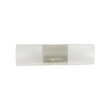 GloboStar® 70638 Σύνδεσμος Ι με Καρφάκια για Μονόχρωμη Ταινία Neon Flex 360° Degree 2 Pin - Μ6.5 x Π2 x Υ2cm
