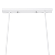 GloboStar® REGAL 01010 Vintage Φωτιστικό Οροφής Ράγα Τρίφωτο 3 x E27 IP20 Λευκό Μέταλλο - Μ110 x Π26 x Υ75cm