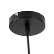 GloboStar® CAGE BLACK 01017 Vintage Κρεμαστό Φωτιστικό Πλέγμα Μονόφωτο 1 x E27 IP20 Μαύρο Μέταλλο - Μ15 x Π15 x Υ20cm