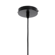 GloboStar® WICKHAM 01169 Vintage Κρεμαστό Φωτιστικό Καμπάνα Μονόφωτο 1 x E27 IP20 Διάφανο Γυαλί με Μαύρο & Χρυσό Μέταλλο - Μ18 x Π18 x Y20cm