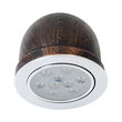 GloboStar® ANTHY 01104 Φωτιστικό Τοίχου - Απλίκα LED Χάλκινο AC 220-240V IP44 - Μ15.2 x Π13.4 x Υ15.2cm - 2 Xρόνια Εγγύηση