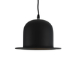 GloboStar® CHARLO 01214 Vintage Κρεμαστό Φωτιστικό Καμπάνα Μονόφωτο 1 x E27 IP20 Μαύρο & Χρυσό Μέταλλο - Μ26 x Π26 x Υ16cm