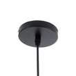 GloboStar® NUNZIATA 01236 Vintage Κρεμαστό Φωτιστικό Καμπάνα Μονόφωτο 1 x E27 IP20 Μαύρο & Χρυσό Μέταλλο - Μ26 x Π26 x Υ40cm